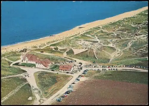 Insel Sylt Luftaufnahme Haus Kliffende Sylt v. Flugzeug aus 1960