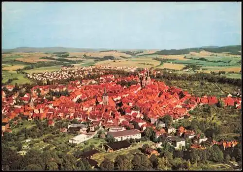 Duderstadt Luftbild Luftaufnahme Ortsansicht v. Flugzeug aus 1978