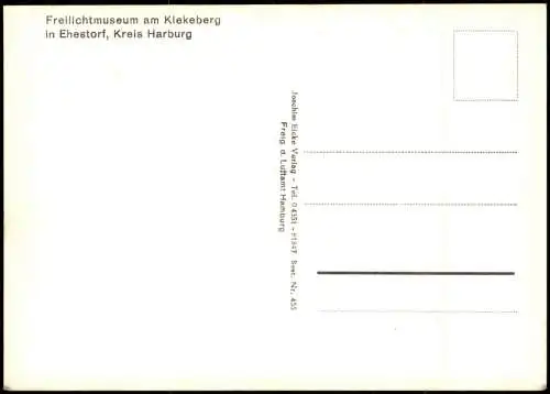 Ehestorf-Rosengarten (LK Harburg) Luftaufnahme Freilichtmuseum am Kiekeberg 1970