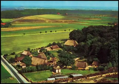 Ehestorf-Rosengarten (LK Harburg) Luftbild Freilicht-Museum am Kiekeberg 1965