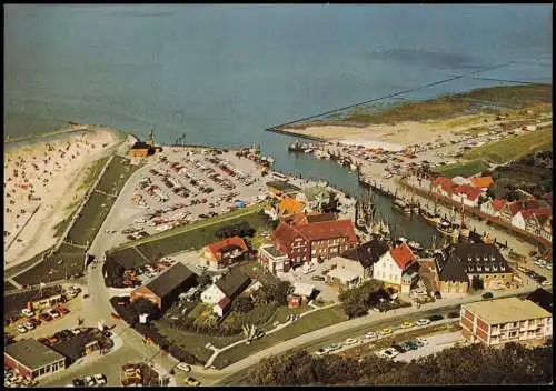Neuharlingersiel Luftbild Luftaufnahme Nordseeküstenbad Neuharlingersiel 1976