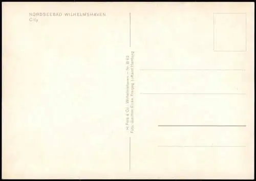 Wilhelmshaven Luftbild City Luftaufnahme Ortsansicht v. Flugzeug aus 1980