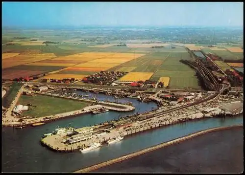 Norddeich-Norden Luftaufnahme Ortsansicht v. Flugzeug aus Luftbild 1977