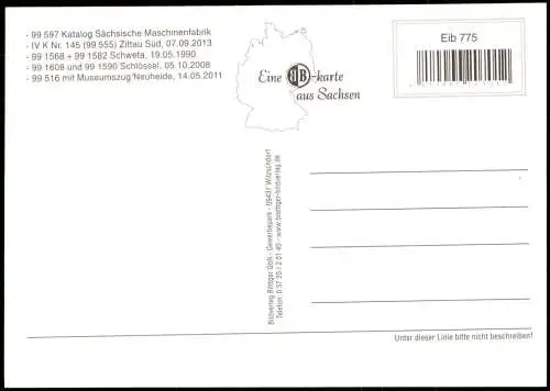1892-2017 • 125 Jahre sächs. Gattung IV K Dampflokomotiven 2017