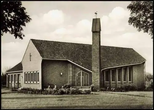 Cäciliengroden-Sande Christuskirche Außenansicht der Kirche 1960