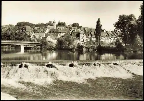 Ansichtskarte Forchtenberg Blick auf die Stadt 1961