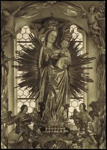 Ansichtskarte Forchheim (Oberfranken) Marienkapelle Madonna 1960