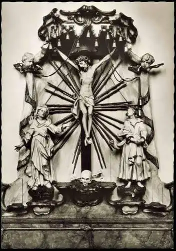 Forchheim Oberfranken Kreuzigungsgruppe  Hochaltar  Antonius 1960