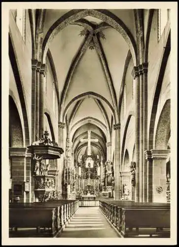 Ansichtskarte Fritzlar Stiftskirche - Langhaus und Chor 1932
