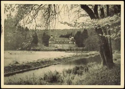 Ansichtskarte Friesenhagen Schloss Crottorf 1962  Notopfer Berlin Gefangene