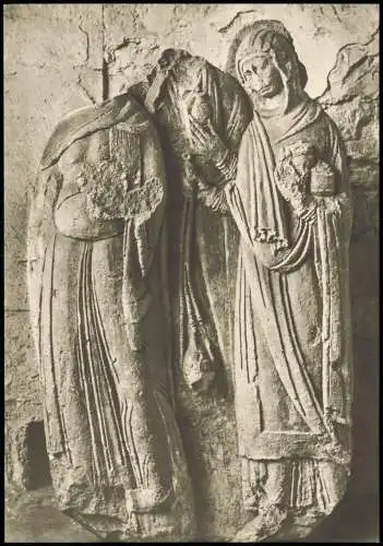 Gernrode-Quedlinburg Stiftskirche Die drei Marien am Grabe  Innen  1973