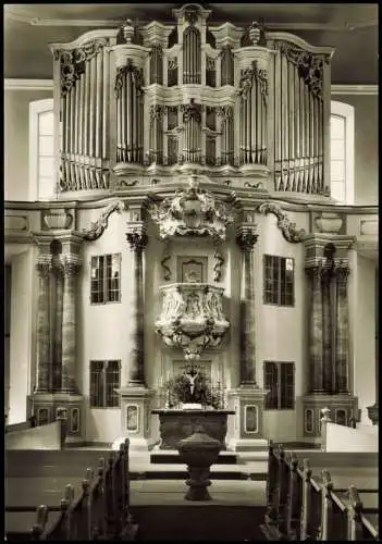 Gersfeld (Rhön) Evang.-Luth. Kirche Gersfeld/Rhön Innenansicht Orgel 1960