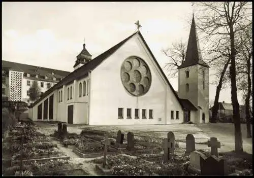 Grafschaft Hochsauerland-Schmallenberg St Georgskirche Außenansicht Kirche 1960