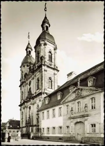 Gößweinstein Wallfahrtskirche Außenansicht, Fränkische Schweiz 1960