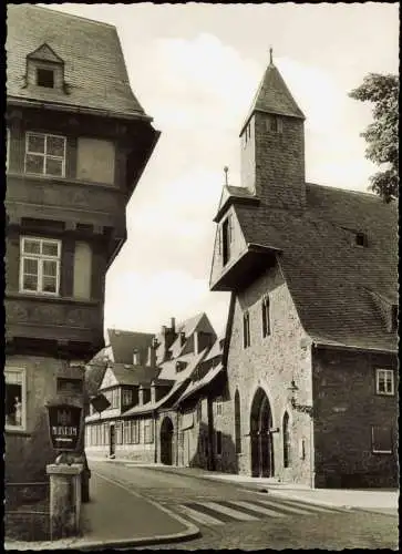 Ansichtskarte Goslar Großes Heiliges Kreuz, Straßen-Ansicht 1960