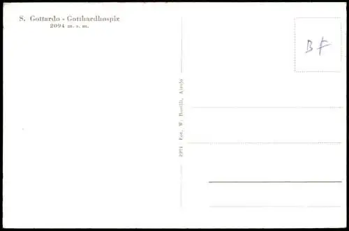 Ansichtskarte .Schweiz S. Gottardo Gotthardhospiz 1960
