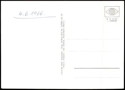 Braunfels (Lahn) Luftbild Luftaufnahme Ortsansicht vom Flugzeug aus 1966