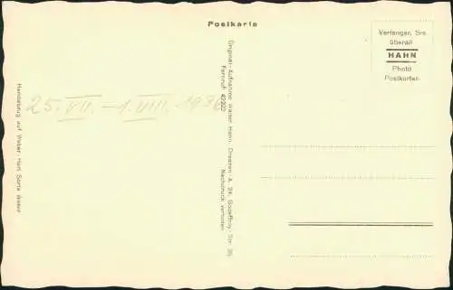 Ansichtskarte Dresden Luftbild - Albrecht Schlösser 1936 Walter Hahn:4919