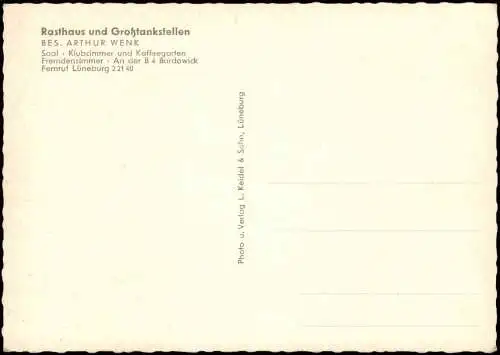 Ansichtskarte Bardowick 3 Bild Rasthaus bei Lüneburg 1972