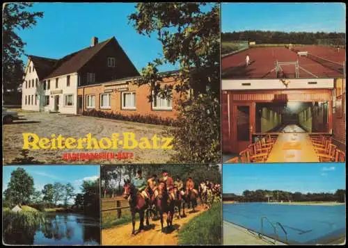 Ansichtskarte Hanerau-Hademarschen Mehrbild Reiterhof Batz 1978