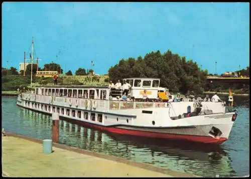 Ansichtskarte Potsdam Weiße Flotte Fahrgastschiff MS Cecilienhof 1973/1977