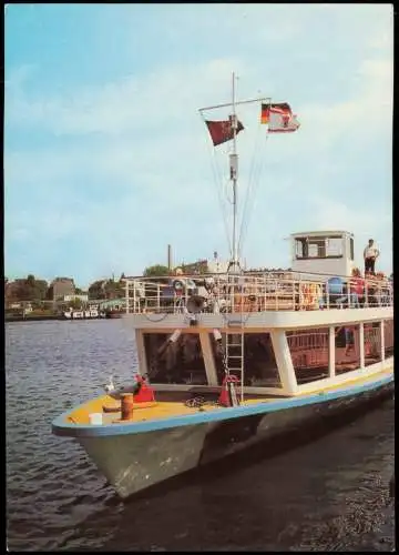 Ansichtskarte Treptow Berlin MS "Wilhelm Pieck" Fahrgastschiff 1981
