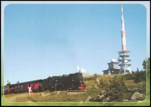 Ansichtskarte Ilsenburg (Harz) Neubaudampflok 99 724 Brocken Harz 2004