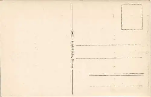 Ansichtskarte Pirna Partie an Schloß Sonnenstein 1917