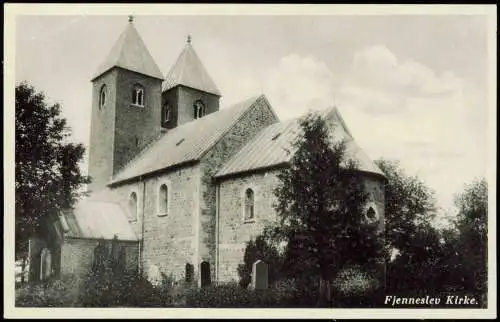 Ansichtskarte  Kirche (Gebäude allgemein) Fjenneslev Kirke 1960
