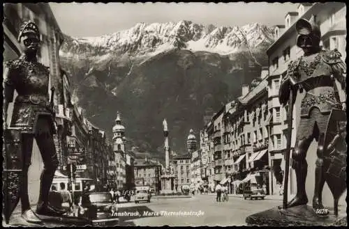Ansichtskarte Innsbruck Maria Theresienstraße 1955