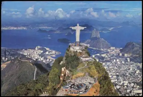 Postcard Rio de Janeiro Areal view - Luftbild 1969