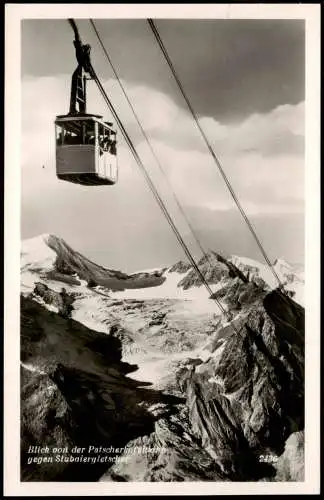 Igls Blick von der Patscherkofelbahn gegen Stubaiergletscher 1936