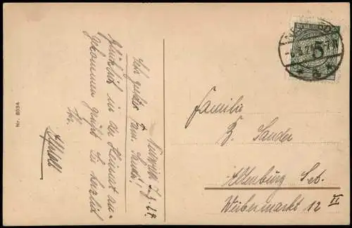 Ansichtskarte Ehrenbreitstein-Koblenz Kaiser Wilhelm Denkmal Rheindampfer 1924