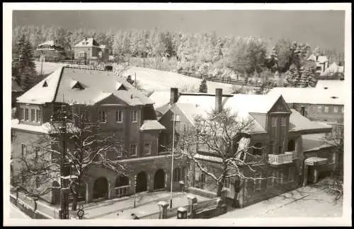 Ansichtskarte Hartha Kurhaus im Winter 1959