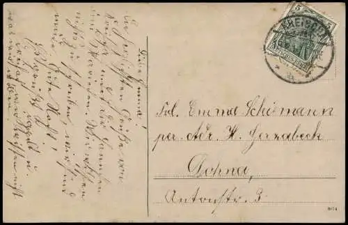 Ansichtskarte  Kinder Mädchen schaut verträumt Fotokunst 1918