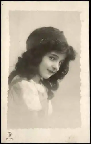 Ansichtskarte  Menschen Soziales Leben Mädchen schaut verträumt 1911