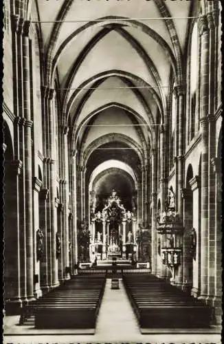 Ansichtskarte Worms Dom, Blick zum Ostchor 1960