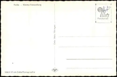 Ansichtskarte Fulda Inneres des Kloster Frauenberg 1960