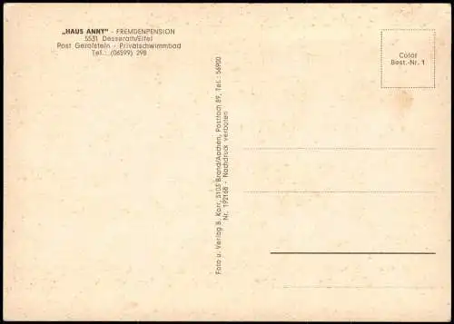 Ansichtskarte Desserath HAUS ANNY FREMDENPENSION 1960