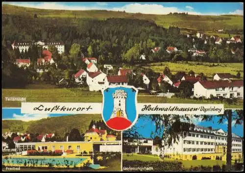 Ilbeshausen Hochwaldhausen-Grebenhain Hochwaldhausen Vogelsberg Freibad 1981