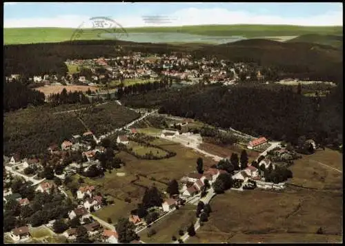 Hahnenklee Bockswiese Goslar Luftbild Luftaufnahme Ortsansicht v. Flugzeug 1965