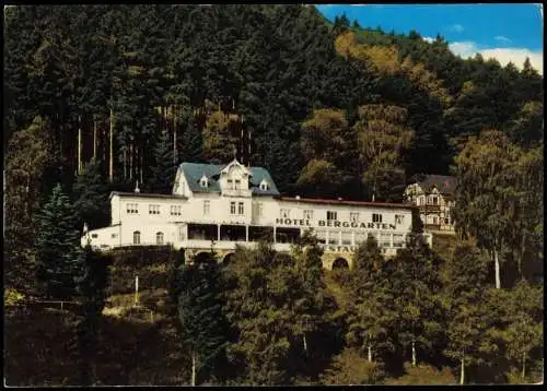 Ansichtskarte Biedenkopf Hotel Berggarten - E. Wiszinski 1970