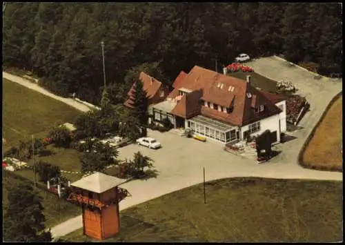 Mainhardt Luftaufnahme Café Pension Römergraben   Geisselhardt-Mainhardt 1977