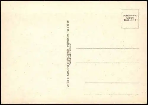 Ansichtskarte Wesseling Mehrbildkarte mit 3 Ortsansichten 1960