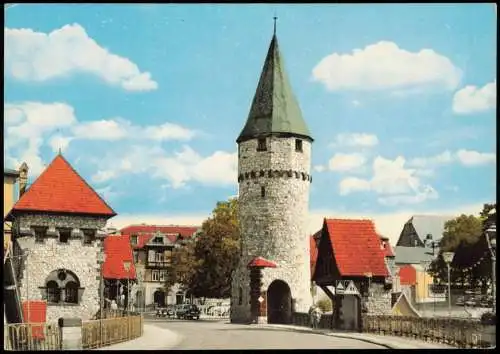 Ansichtskarte Bad Homburg vor der Höhe Altstadt-Straßen-Partie 1965