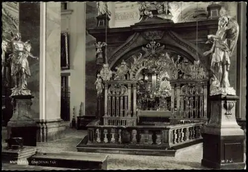 Ansichtskarte Mariazell Gnadenkirche MARIAZELL GNADENALTAR 1955