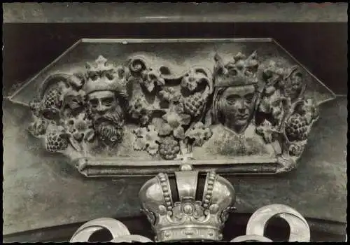 Ansichtskarte Mariazell Relief Motiv der Gnadenkirche 1960