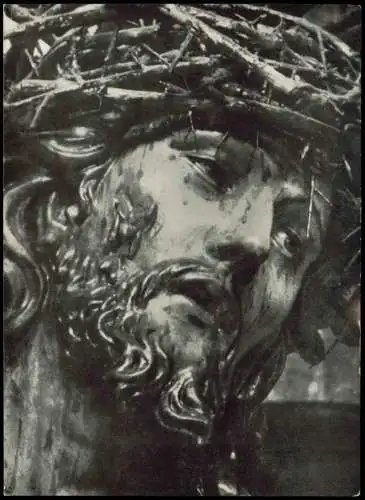 St. Wolfgang Salzkammergut Jesus Christus Holzstatue Guggenbichler Kirche  1960