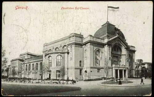 Ansichtskarte Gera Fürstliches Hof-Theater. 1919