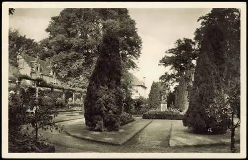 Postkaart Breda Kastell Bouvigne Tuin 1955